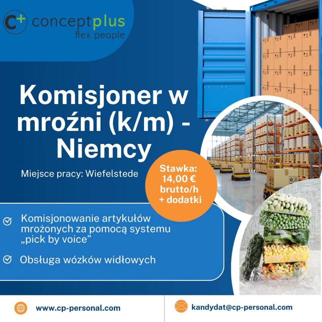 Komisjoner w mroźni (k/m) - Niemcy