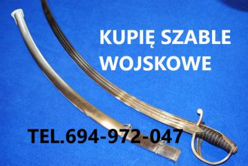 KUPIE SZABLE,BAGNETY,KORDZIKI,NOŻE STARE WOJSKOWE