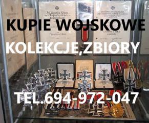 KUPIE WOJSKOWE STARE KOLEKCJE,ZBIORY