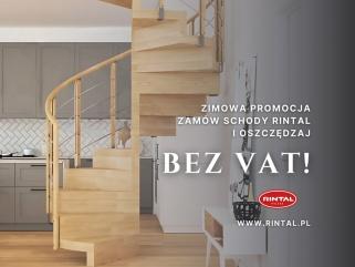 Luty bez VAT w Rintal – Twoje wymarzone schody o 8