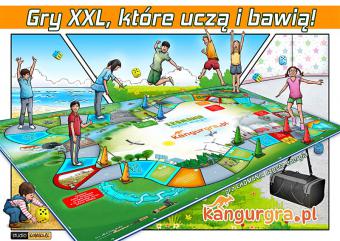 MEGA GRY XXL dla DZIECI do skakania wielki format 
