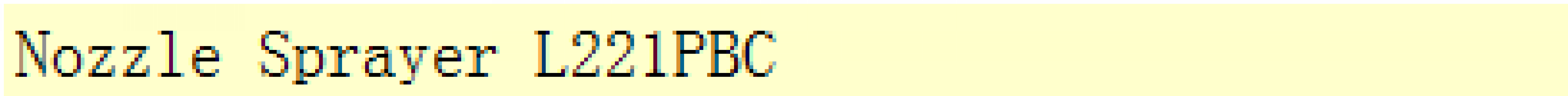 Nozzle Sprayer H364 Nozzle Sprayer L221PBC