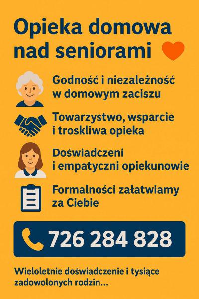 Opieka domowa nad seniorami Sanok całodobowo