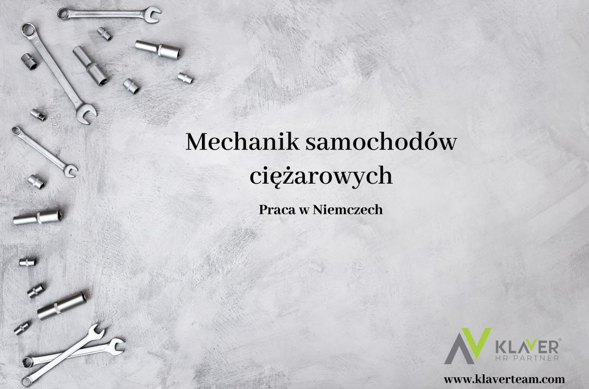 Praca w Niemczech -Mechanik Samochodów Ciężarowych