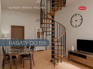 Promocja -15% na schody z balustradami i montażem