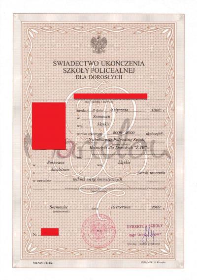 Sprzedam maturę z wpisem, dyplom licencjat