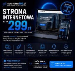 Strona WWW za 299 zł - szybka realizacja | Faktura