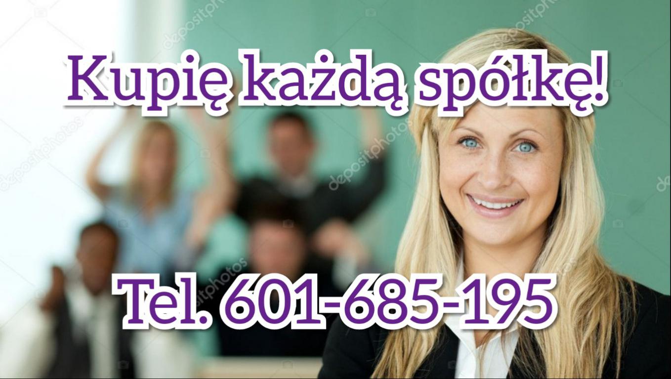 Zakupię spółkę z wierzytelnościami. Tel. 601-685-1